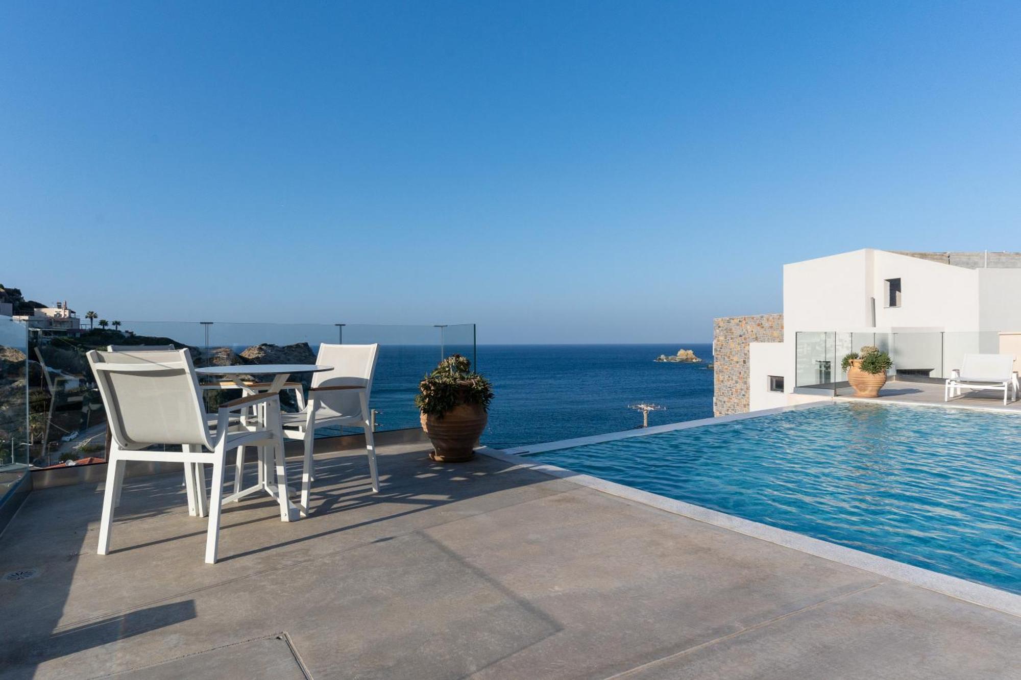 Amazing View Villa Aliki With Infinity Pool & Spa Ligaria  Exteriér fotografie
