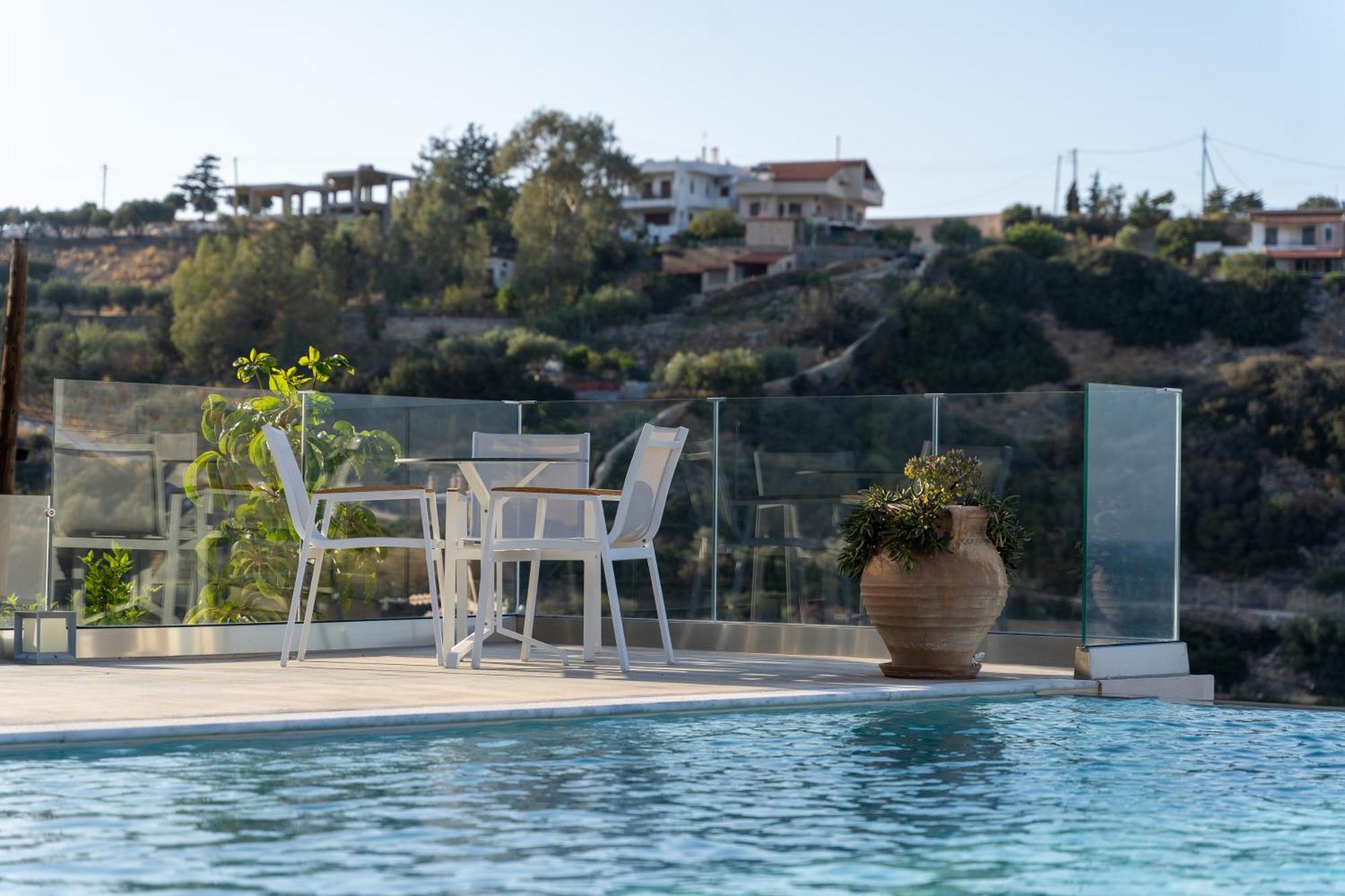 Amazing View Villa Aliki With Infinity Pool & Spa Ligaria  Exteriér fotografie