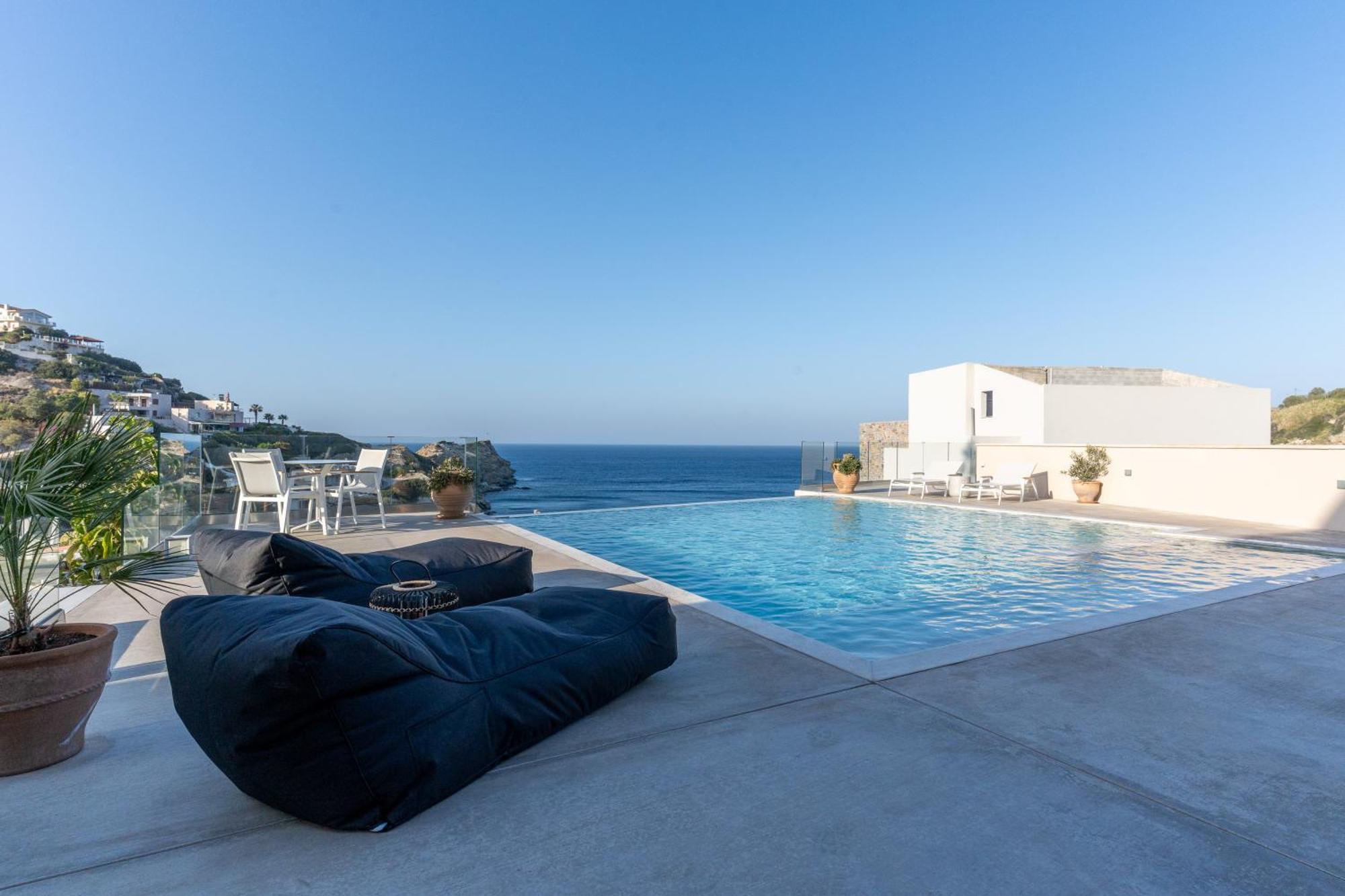 Amazing View Villa Aliki With Infinity Pool & Spa Ligaria  Exteriér fotografie