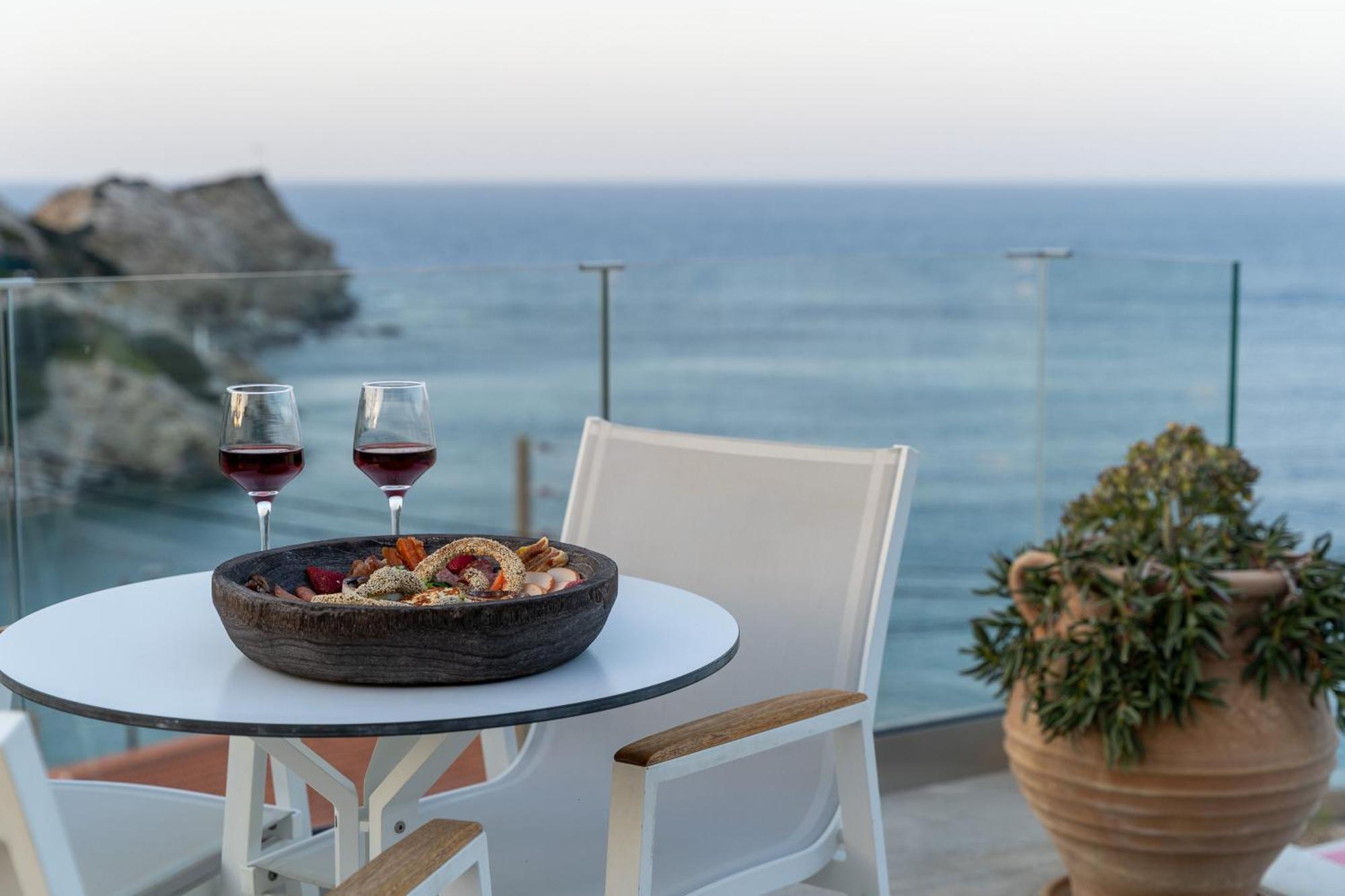 Amazing View Villa Aliki With Infinity Pool & Spa Ligaria  Exteriér fotografie