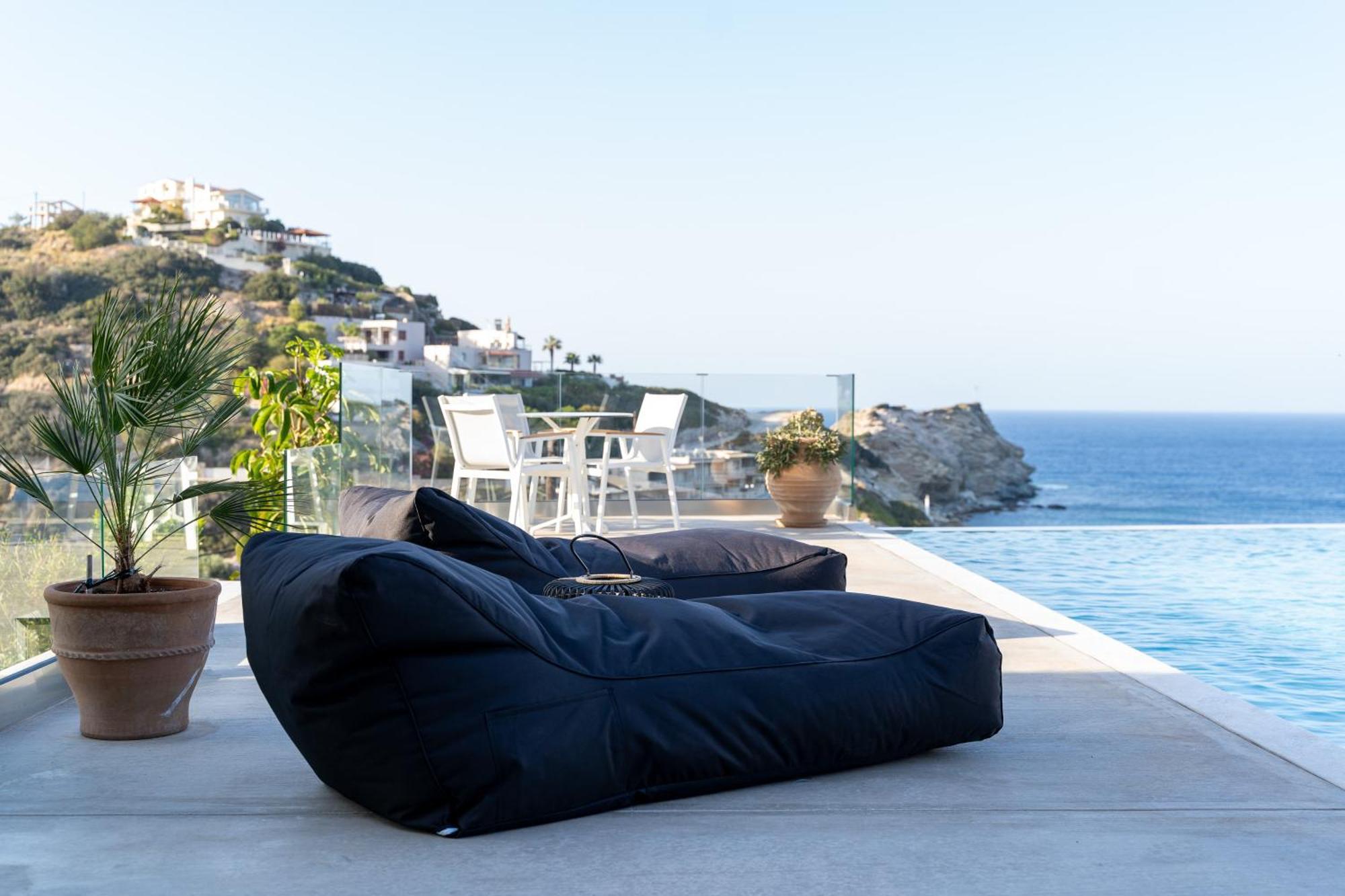Amazing View Villa Aliki With Infinity Pool & Spa Ligaria  Exteriér fotografie