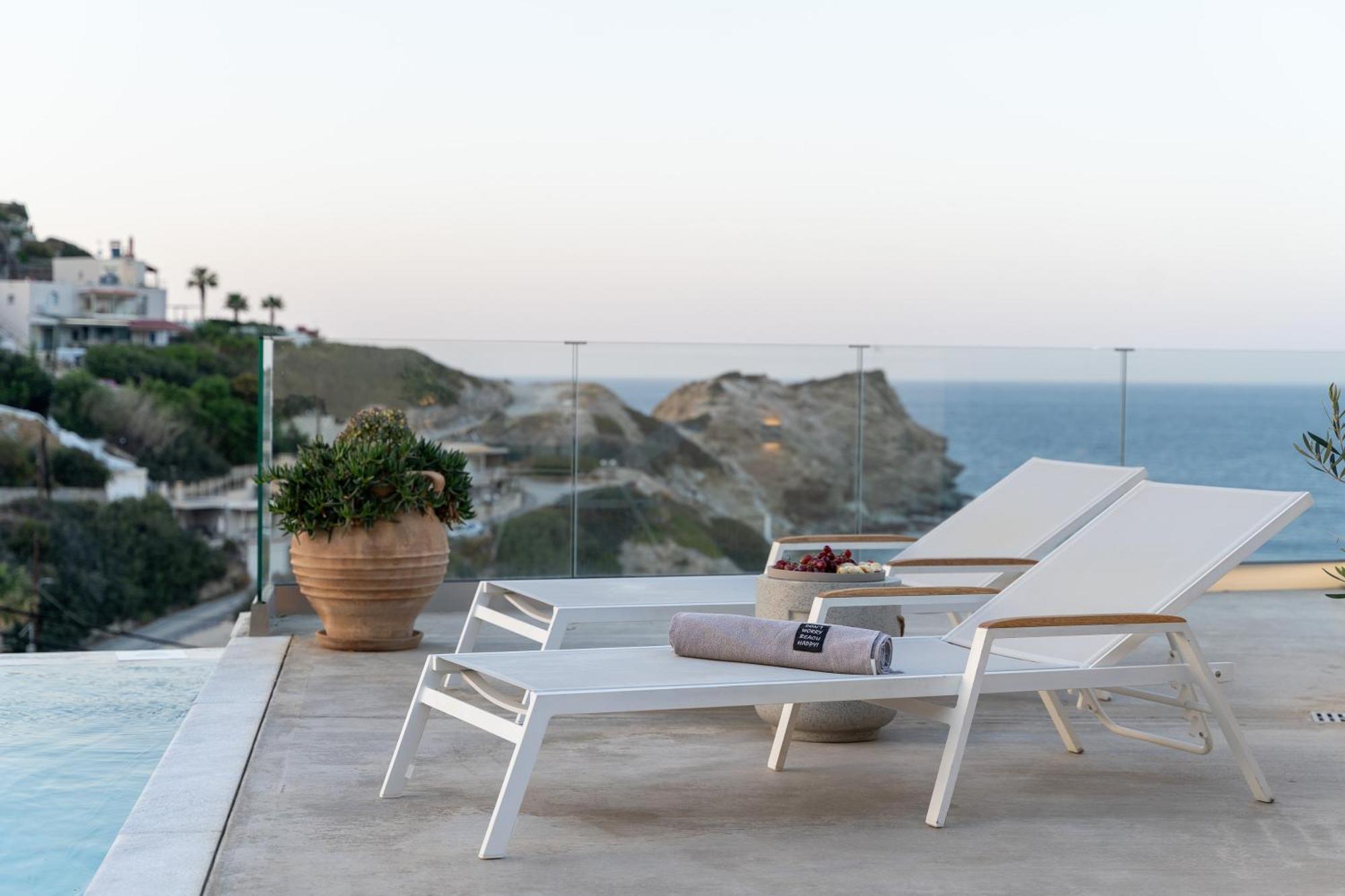Amazing View Villa Aliki With Infinity Pool & Spa Ligaria  Exteriér fotografie