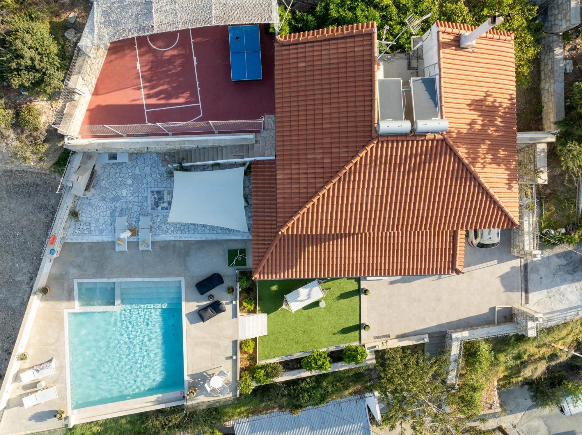 Amazing View Villa Aliki With Infinity Pool & Spa Ligaria  Exteriér fotografie